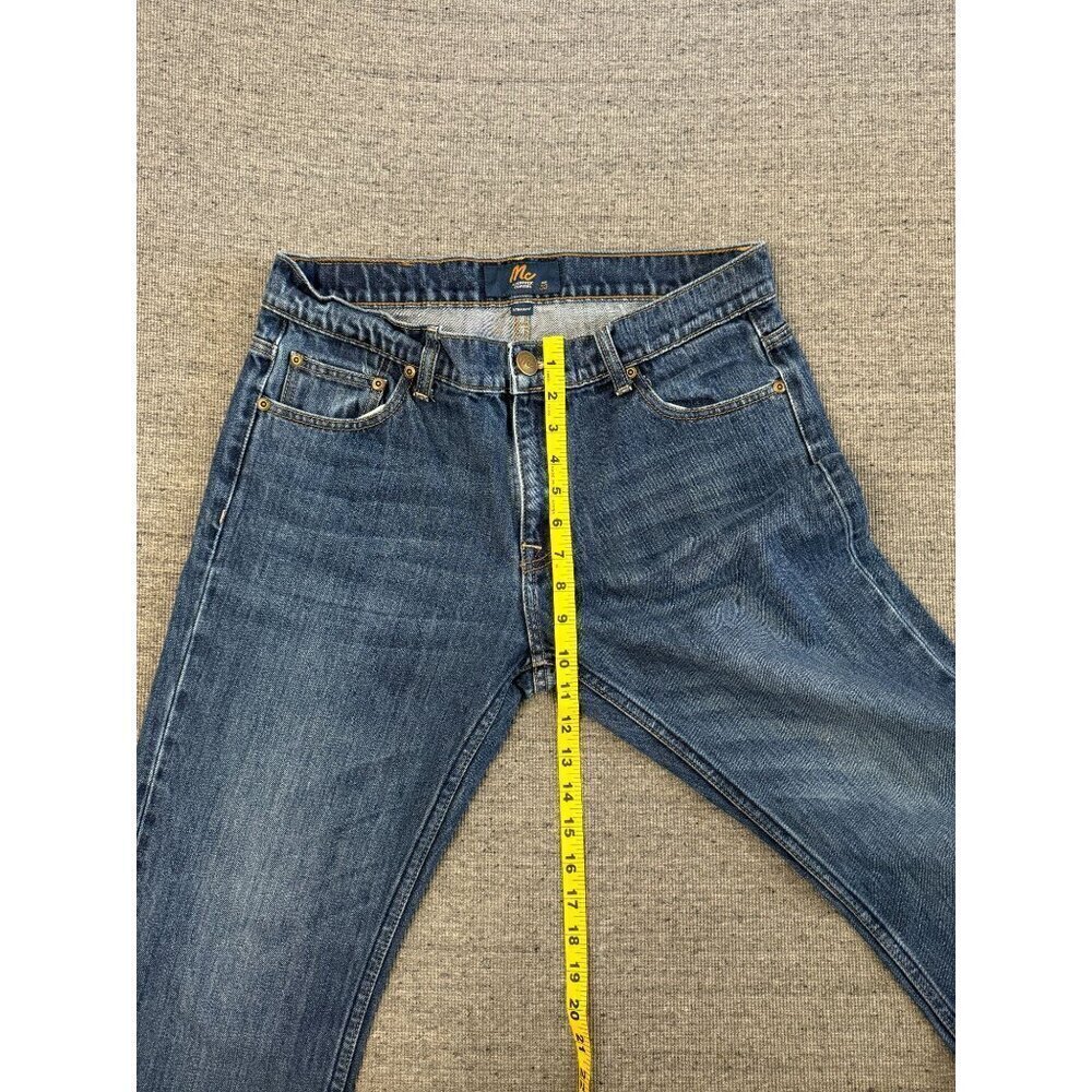 Mc Authentic Genuine Men's Straight leg Dark Blue Denim Jeans Size 33 - Picture 6 of 14